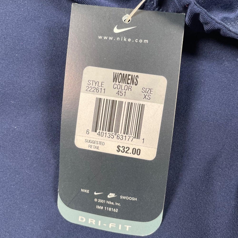 Nike Womens Dri Fit Athletic Shorts Navy Blue XS Style 222611‎ - Picture 5 of 5